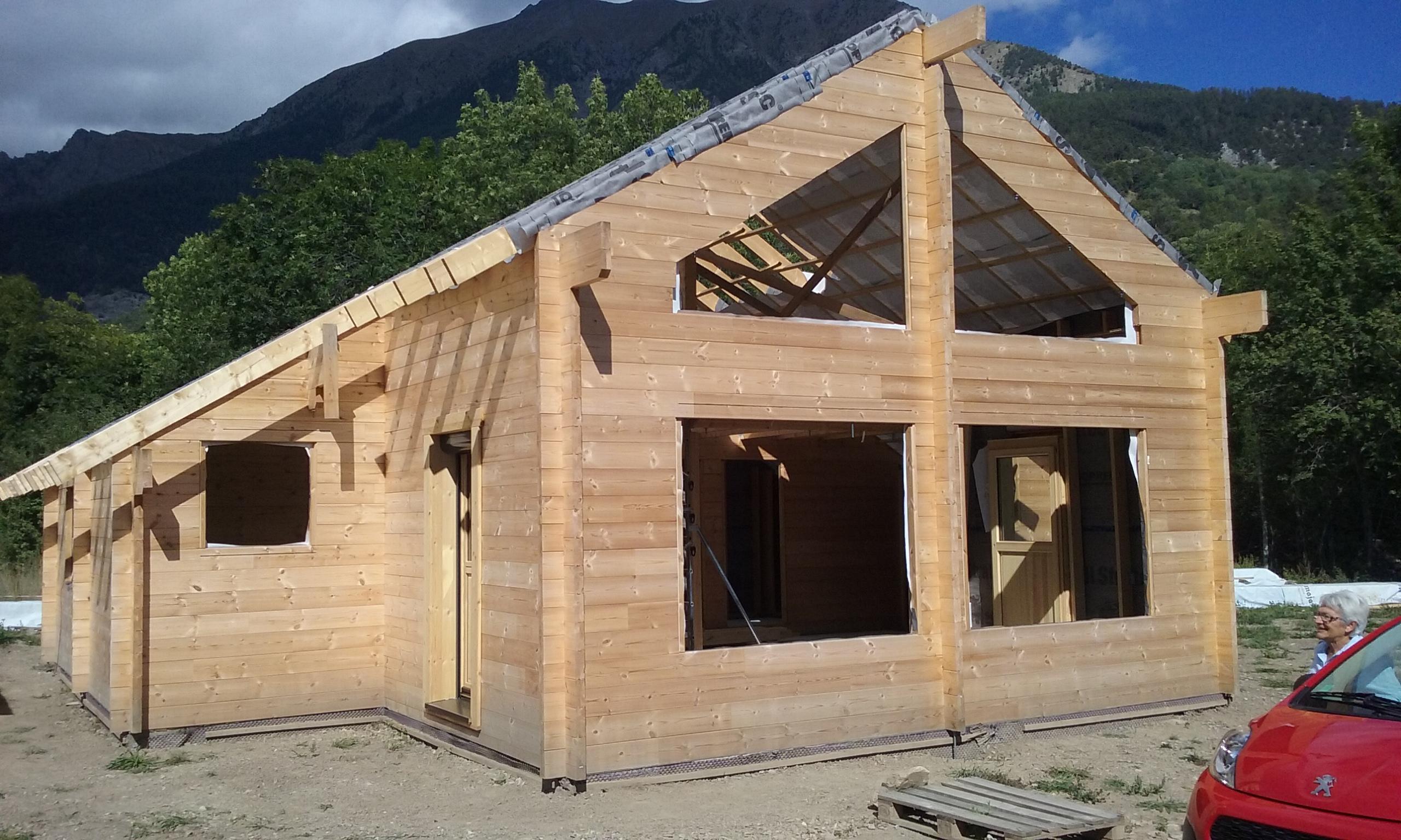 Construction chalet Hautes Alpes Sensation Bois